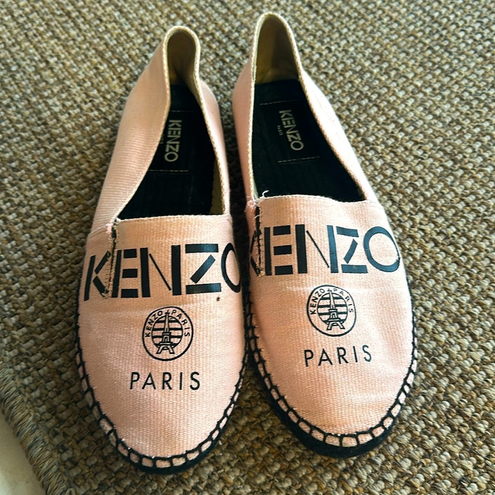 KENZO Paris Women’s Espadrille Antique Rose Size US 9 / EU 40